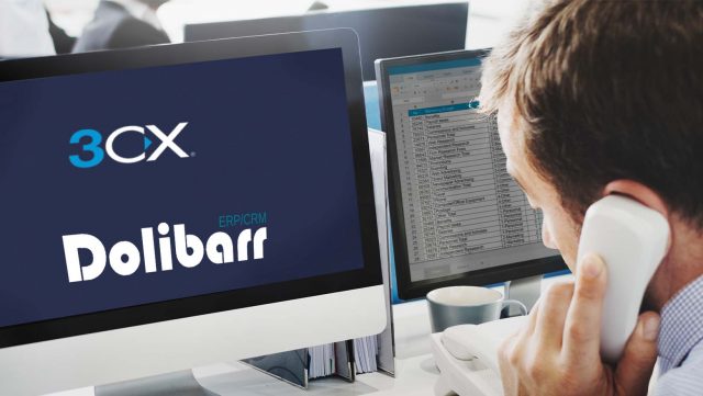 3CX PBX integration with Dolibarr CRM